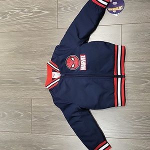 Boys Spiderman Light Jacket Size S